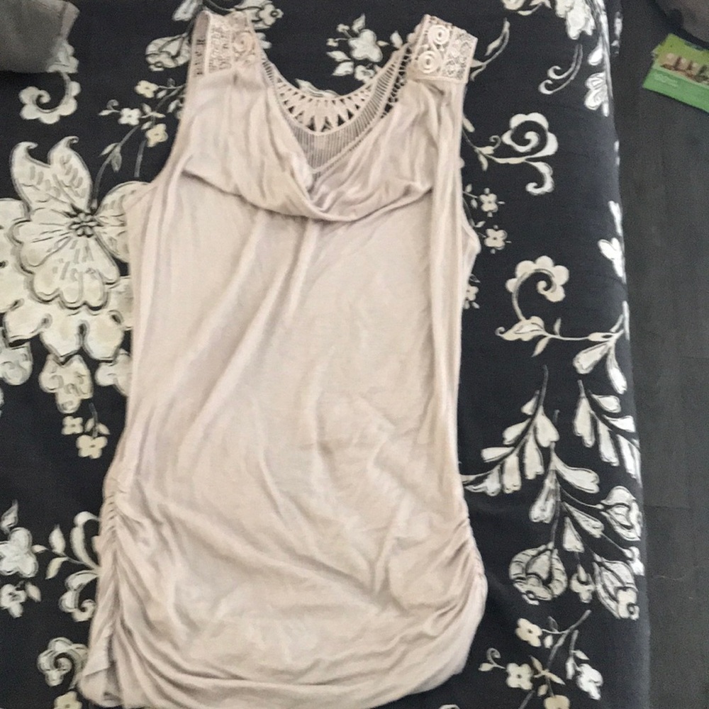 Tan 2bebe blouse
